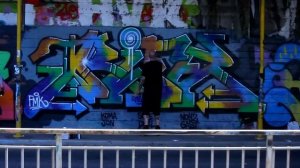 Graffiti Stazione Tiburtina - Roma - Rife imos Hais FMK - HD 1080