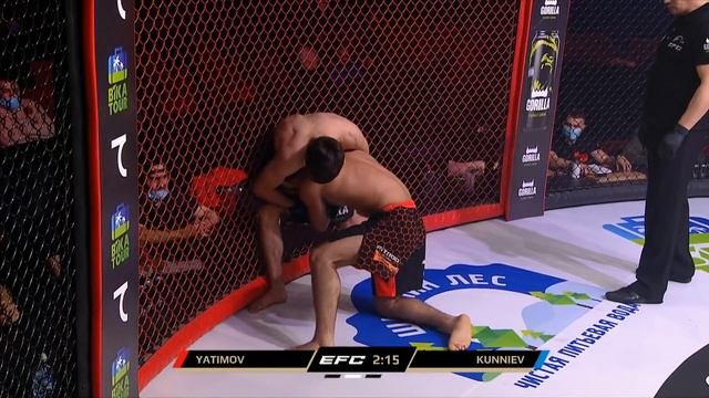 Жесткий бой | КУННИ КУНИЕВ Vs СИЕВУШ ЯТИМОВ | EFC 35