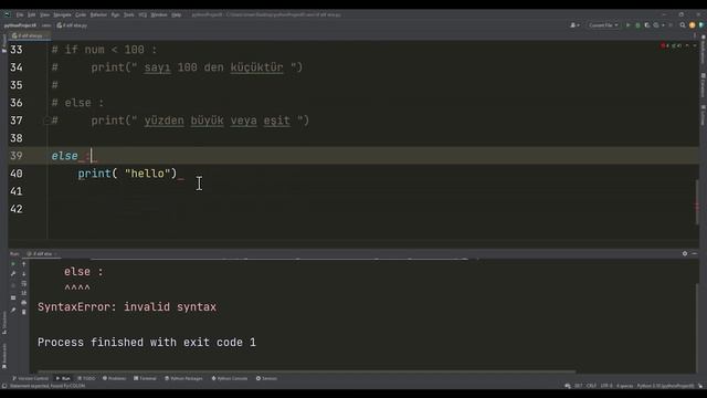 Python Dersleri #6 | Koşullu İfadeler ( if - else - elif) смотреть онлайн