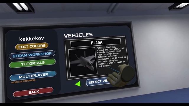 Гайд по VTOL [VR] Часть 1: Знакомство с меню игры смотреть онлайн