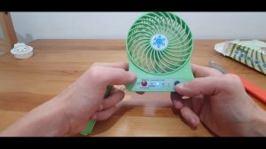 Портативный вентилятор с мини-USB из AliExpress Товар пришел с браком
