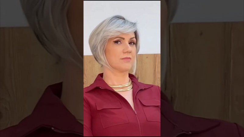 Стрижка Боб для женщин за 50 лет:Минус 15 лет/Bob haircut for women over 50 years old:Minus 15 years