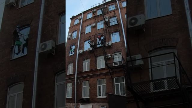 Мойка фасада здания с АВД и окон вручную смотреть онлайн