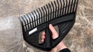 Грабли веерные пластмассовые 23 зуба Гардения черные 500мм