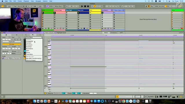 ГЕНЕРАЦИЯ НОТ В ABLETON LIVE 12: Создавай мелодии и аккорды за пару кликов смотреть онлайн