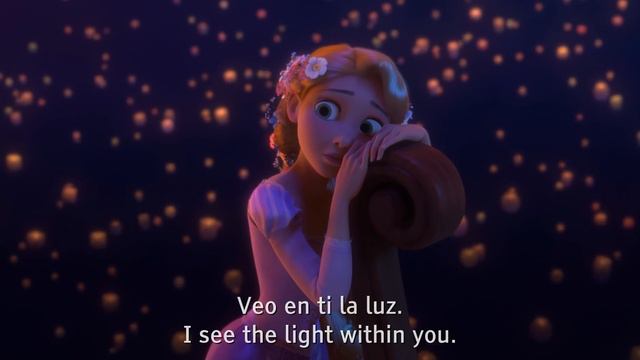 Tangled "I see the light" [Latin American Spanish with Subs] смотреть онлайн