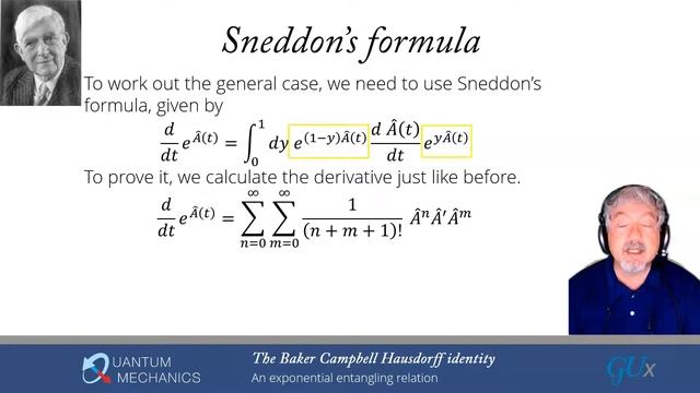Module 6 lecture 4 The Baker-Campbell-Hausdorff Identity смотреть онлайн