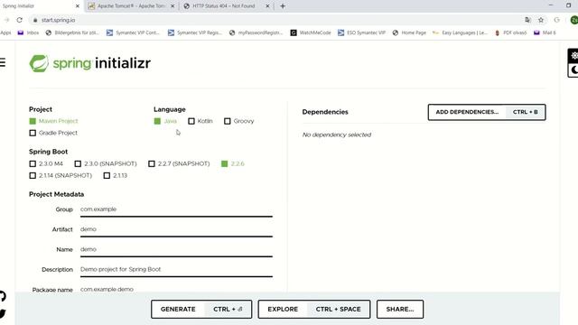 Backend programming, Springboot project, Lesson 7