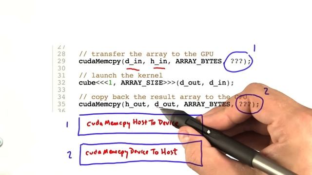 Copy to Host or Copy to Device - Intro to Parallel Programming смотреть онлайн