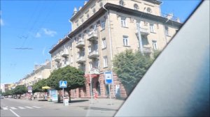 Город Луцк. Украина. Поездка по городу