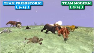 Modern vs Prehistoric Animal 2 Turf War | SPORE