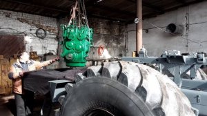 УСТАНОВКА КПП (КИРОВЕЦ К-700 С КАБИНОЙ RENAULT MAGNUM)