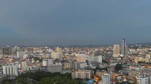 Паттайя с высоты птичьего полета, день и вечер май 2023.