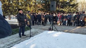 Открытие бюста Лигачеву в Томске  29. 11.