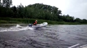 fish boat 37 и bager 360 на волне, моторы ямаха 9.9 + 1 капитан