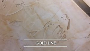 Золотые линии/вариант декора стен