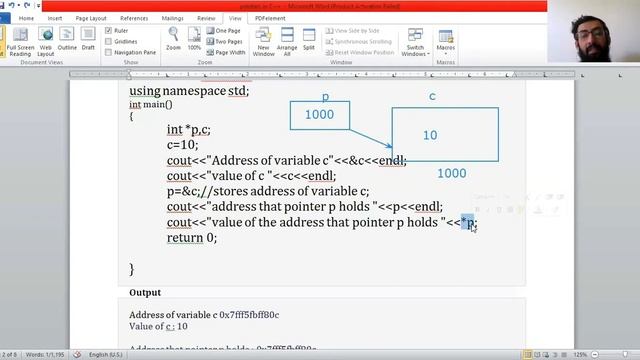 POINTER IN C++ PART 1 (Memory, Pointer,NULL Pointer, Pointer and Array)