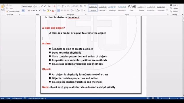 01  class and objects in java