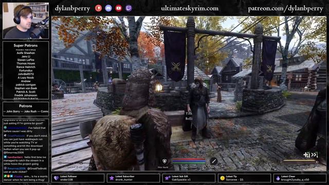 Ultimate Skyrim Stream VOD (8/26/21) — Bandit Fort Gameplay and City Detail смотреть онлайн