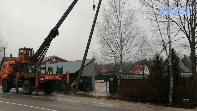 Установка электрических столбов - фантастические цены и технологии смотреть онлайн