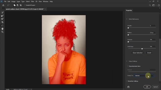 Cut out Hair useing Select and Mask - Photoshop Basic 2020 in Hindi смотреть онлайн