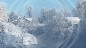 Невероятно красивая мелодия! Зимний лес -  Падал снег!.mp4