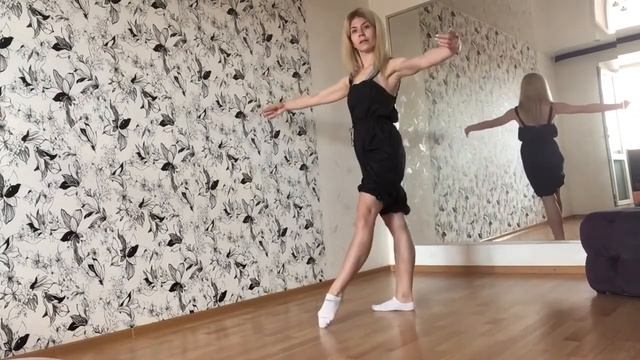 Комбинация ронд де жан партер, 2 часть с музыкой, 6 класс