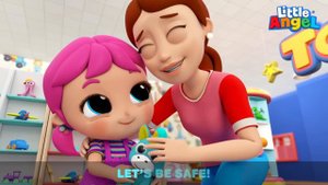 Safety At The Mall | Good Habits | Little Angel Kids Songs & Nursery Rhymes