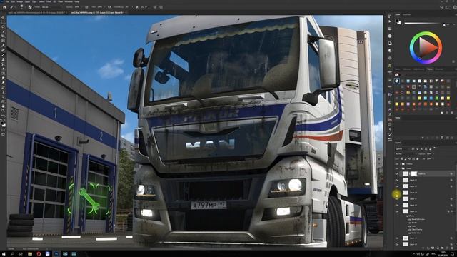 Добавляем грязь. Урок 2. Photoshop смотреть онлайн