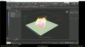 Phoenix FD tutorial. Preparing the scene. Fire preset. VrayGPU and Nvidia AI Denoiser