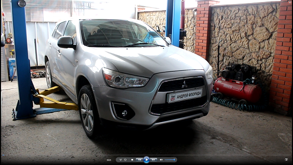 Замена переднего подшипника ступицы на Mitsubishi Outlander Sport 2,0 Мицубиси Аутлендер 2014