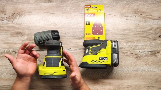 Две супер шлифмашинки ?Эксцентриковая шлифмашина Ryobi  R18ROS и  Дельташлифмашина Ryobi  R18PS  !