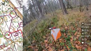 Спортивное ориентирование (headcam orienteering) - "Ночной полет" 2 круг, Смоленск - осень 2021