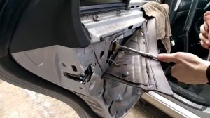 Как установить заменить стекла задней двери MERCEDES W 211/montaz zamiana szyby bocznej drzwi tyl!