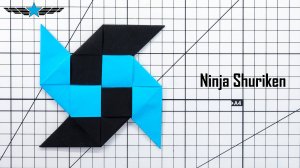 Метательная звезда ниндзя своими руками — Простое руководство по оригами