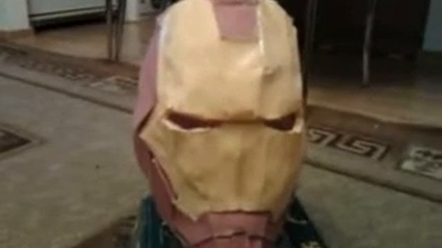 Как сделать шлем железного человека (1 часть) смотреть онлайн