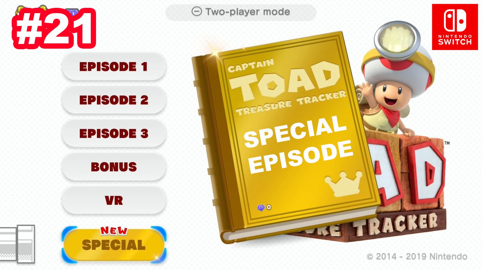 21 - Специальный эпизод 1/3. Captain Toad: Treasure Tracker. In Search of the Legendary Crown.