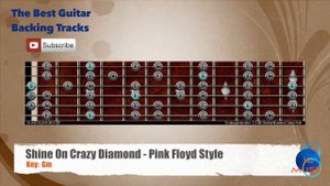 🎸 Shine Crazy Diamond Pink Floyd Guitar Backing Track