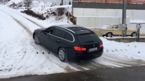 BMW F10 vs. BMW F11 XDrive snow performance