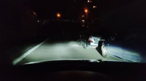 VW Jetta 6 2.5 USA как светят LED лампы ближнего света