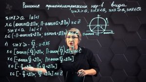 46-Решение тригонометрических неравенств. Практическая часть. 10 класс.