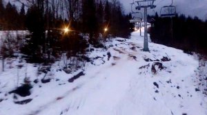 Снимал для Виктории,история с санками.Адская гора,люди ломают ноги.