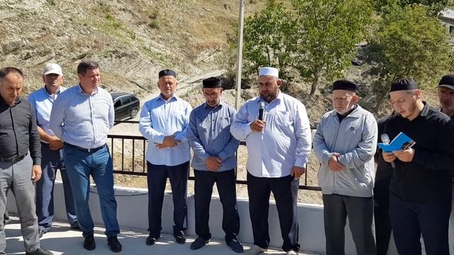 открытие моста в с. Доргели смотреть онлайн