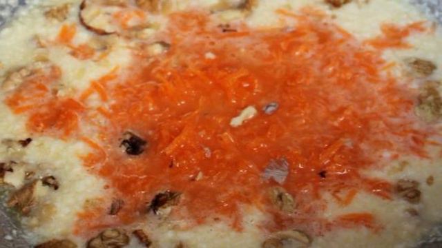 Морковный пирог с апельсином