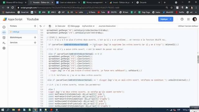 Creer un robot de trading depuis Google Sheet pour Binance API (partie 1/3) смотреть онлайн