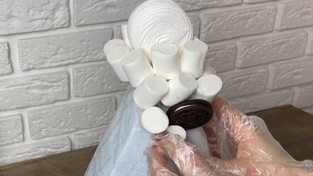 БУКЕТ из ЗЕФИРА и Маршмеллоу в ВИДЕ МОРОЖЕННОГО! Букет НОВИНКА!