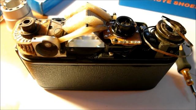 Ремонт; частичная разборка фотоаппарата Зенит-ТТЛ смотреть онлайн