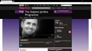 Mary Hampton and Simon Voysey BBC Radio Scotland 14 04 2017