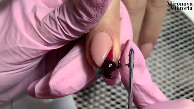 Новая идея для френча. Красный французский маникюр. Fast Gel. смотреть онлайн