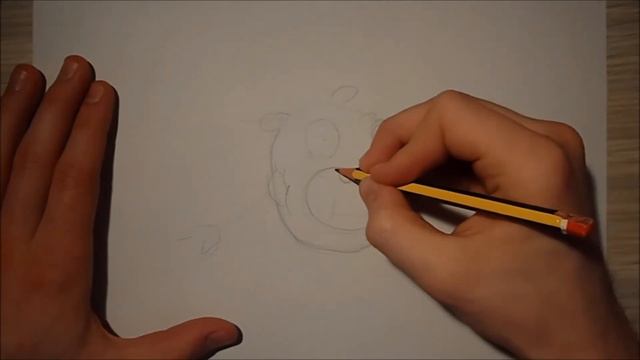 How to draw Angry Birds Toons episode 9 - Do As I Say - Shooted pig drawing lesson смотреть онлайн